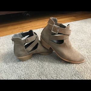 Taupe Ankle Booties